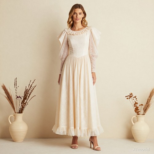 Abend 80er maxi - maxi, abendkleid