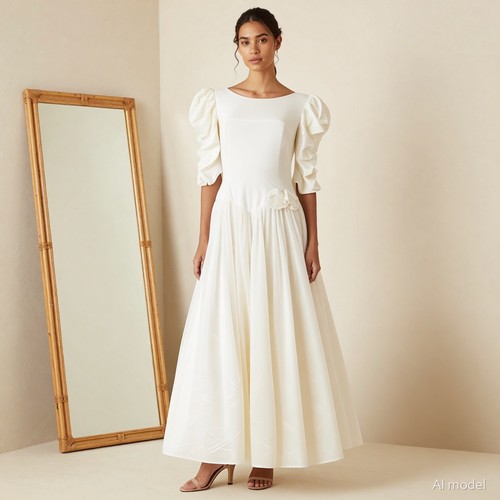 Abend 80er maxi abendkleid - abend,