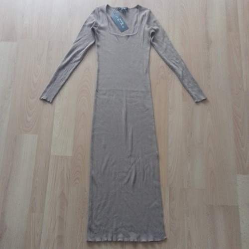 Strickkleid stretch feinripp - stretch,