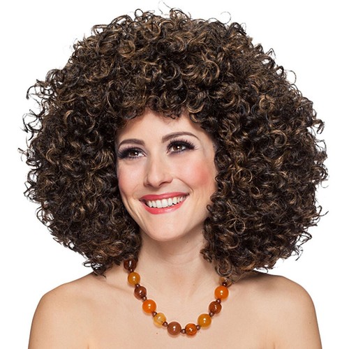 Braune maxi locken - braune,